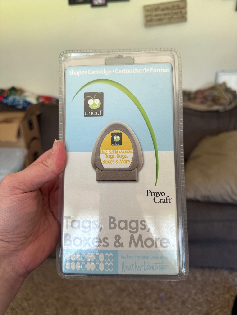 Cricut Shapes Cartridge with Yellow and Cream Label